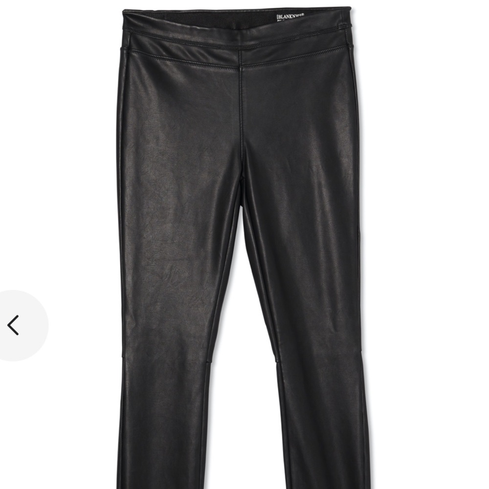 Blank NYC Pull On Leather Leggings - Picture 7 of 8